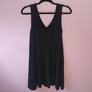 american eagle outfitters black soft dress